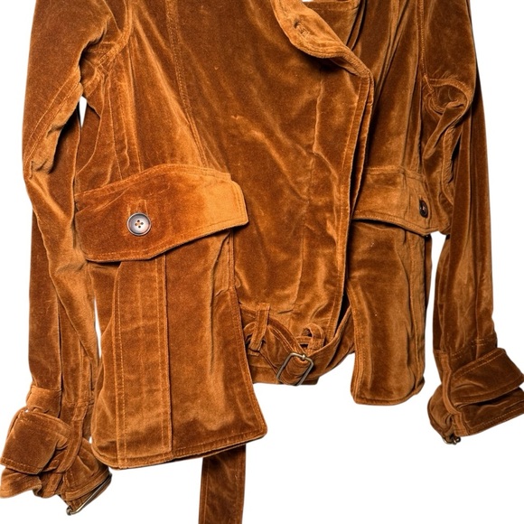Free People x Nicholas K Velvet Turin Jacket In Sienna - Picture 7 of 16